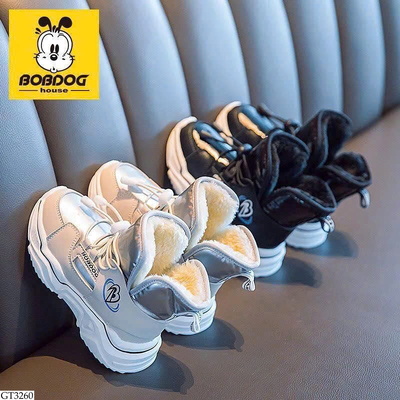 GT3260 GIÀY LÓT LÔNG CAO CỔ CHO BÉ BOBDOG