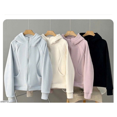 AM0752 ÁO KHOÁC NỈ CÓ MŨ 
