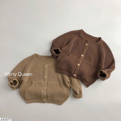 AT0377 ÁO CARDIGAN LEN MTINY QUEEN