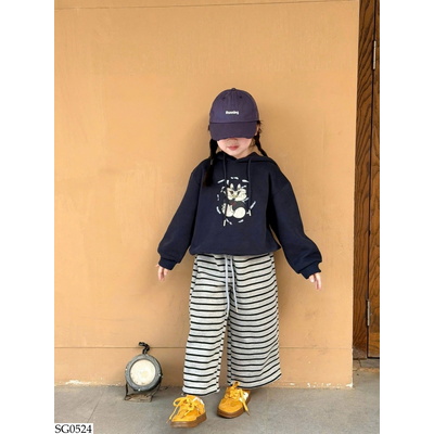 SG0524 BỘ NỈ QUẦN KẺ LÓT LÔNG