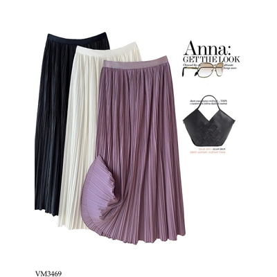 VM3469 CHÂN VÁY XẾP LY ANNA