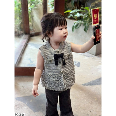SG0526 SET ÁO GILE MIX QUẦN ỐNG LOE BG