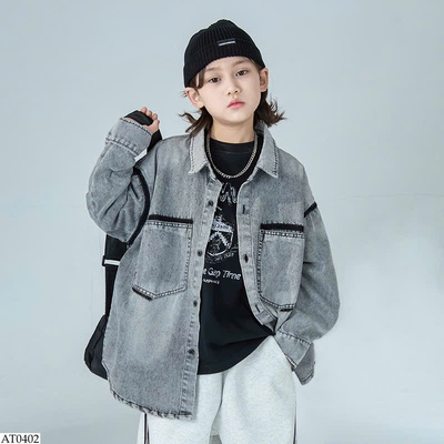 AT0402 ÁO SƠ MI DENIM CHO BT 