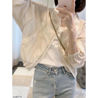 AM0776 ÁO KHOÁC CHỐNG GIÓ NỮ FORM NGẮN 