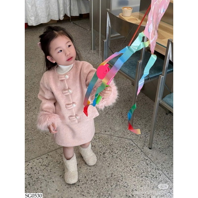 SG0530 SET LEN HỒNG PHỐI LÔNG CHO BÉ