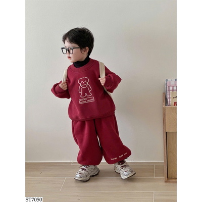 ST7050 BỘ NỈ CÚN LÓT LÔNG BT