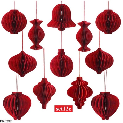 PK0232 SET ĐÈN LỒNG TRANG TRÍ TẾT