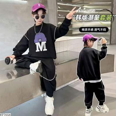 ST7058 SET NỈ THỂ THAO CHỮ M BT