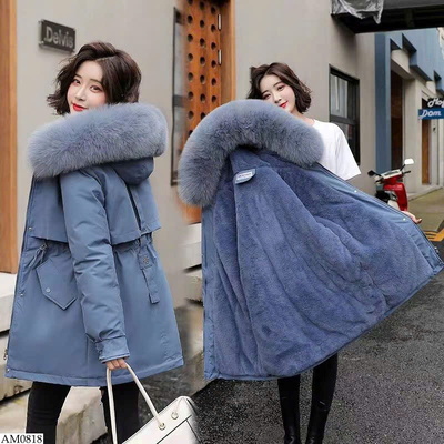 AM0818 ÁO KHOÁC PARKA LÓT LÔNG CỪU CHO NỮ