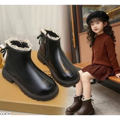 GG8739 BOOT VIỀN REN CHO BÉ GÁI
