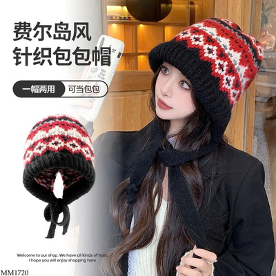 MM1720 MŨ LEN HOẠ TIẾT CỔ ĐIỂN