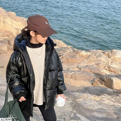 AG9099 ÁO KHOÁC PHAO DÁNG DÀI 