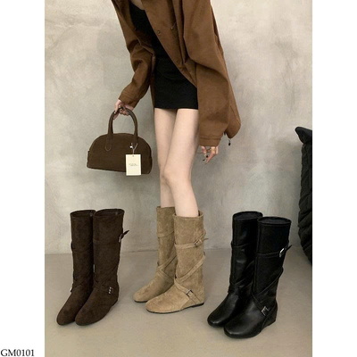 GM0101 GIÀY BOOT DA LỘN CHO NỮ