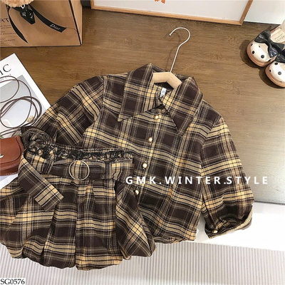 SG0576 SET SƠ MI KẺ CHO BG