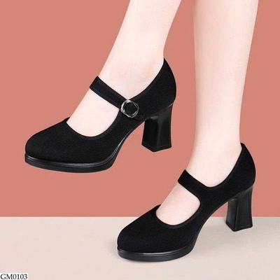 GM0103 GIÀY CAO GÓT QUAI CÀI BASIC