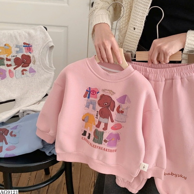 SG0595 BỘ NỈ HOẠT HÌNH BG