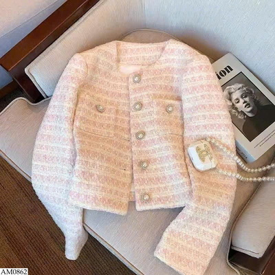AM0862 ÁO KHOÁC DẠ TWEED CHO NỮ