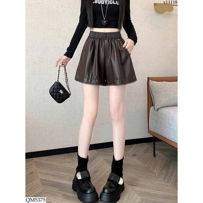 QM5375 QUẦN SHORT DA ANNA NỮ