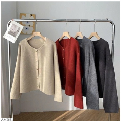 AM0851 ÁO CARDIGAN CỔ TRÒN CHO NỮ