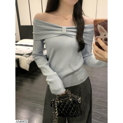 AM0852 ÁO TRỄ VAI NƠ LỚN THANH LỊCH