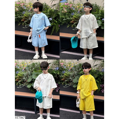 ST7067 BỘ SHORT HÈ CỘC TAY TAIRU