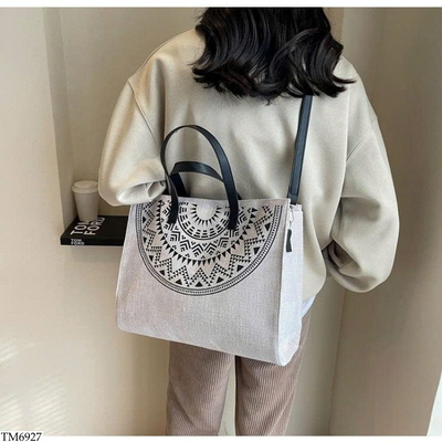 TM6927 TÚI TOTE HỌA TIẾT BOHO
