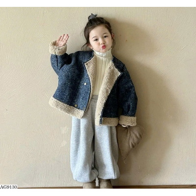 AG9130 ÁO KHOÁC DENIM LÓT LÔNG BG