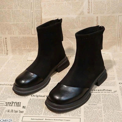 GM0125 BỐT DA LỘN LỠ 