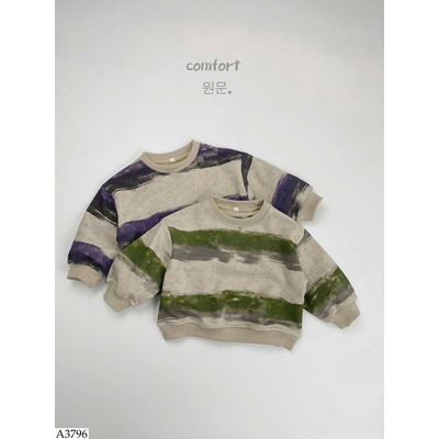 A3796 ÁO NỈ KẺ CHO BÉ