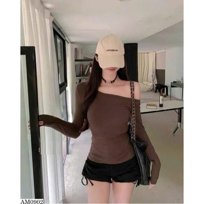 AM0902 ÁO DÀI TAY TRỄ VAI NỮ MOSESQUEEN