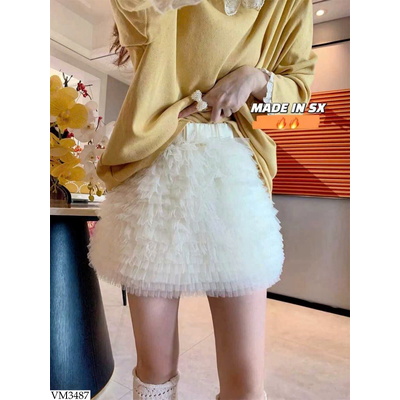 VM3487 VÁY LƯỚI TẦNG CHO NỮ