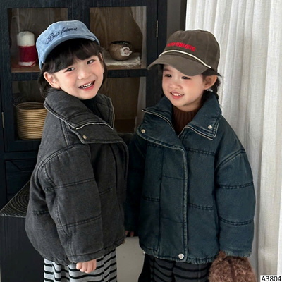 A3804 ÁO KHOÁC DENIM CHO BÉ