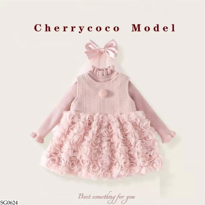 SG0624 SET VÁY 3 CHI TIẾT CHERRYCOCO