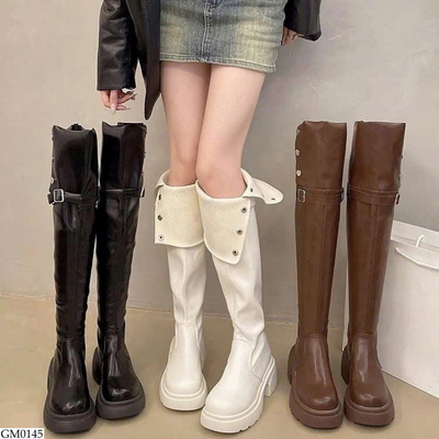 GM0145 BOOT ĐÙI ĐẾ CAO NỮ