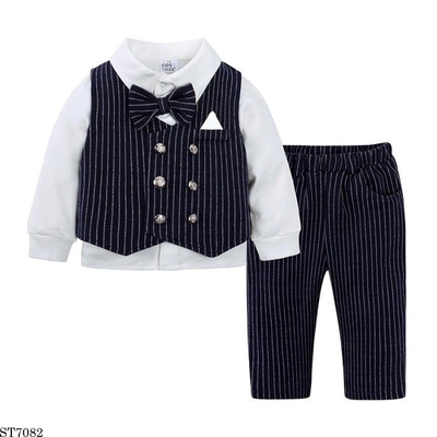 ST7082 SET VEST GILE KẺ SỌC BT