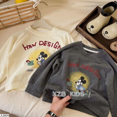 A3809 ÁO THU ĐÔNG MICKEY CHO BÉ