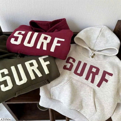 AT0504 ÁO HOODIE CHỮ CHO BÉ