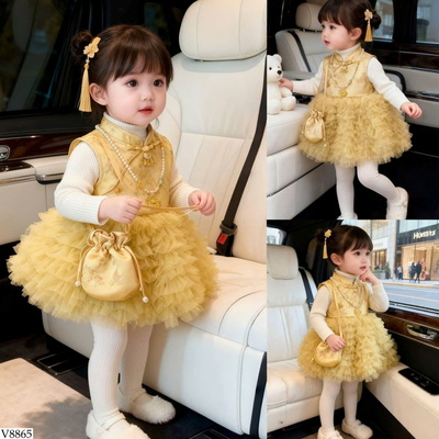 V8865 VÁY SÁT NÁCH TUTU NINGLI
