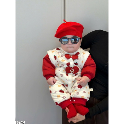 BT762 BODY HỌA TIẾT LÓT LÔNG CHO BÉ