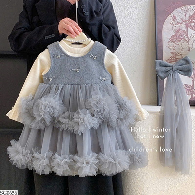 SG0656 SET VÁY NƠ CÔNG CHÚA BG