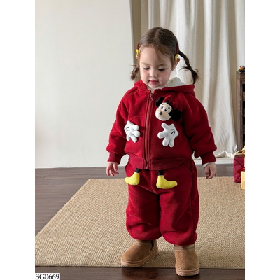 SG0669 BỘ NỈ HOẠT HÌNH BG