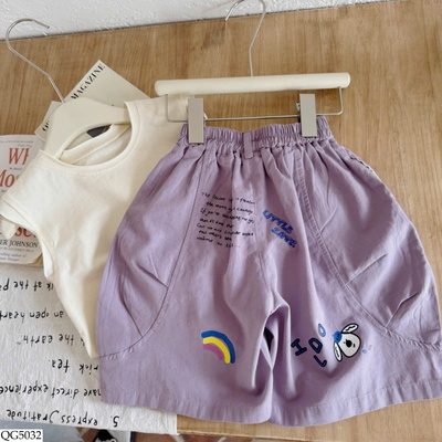 QG5032 QUẦN SHORT CHO BÉ GÁI