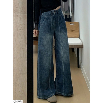 QM5394 QUẦN JEAN ỐNG RỘNG CHO NỮ
