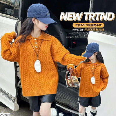 AG9153 ÁO LEN CỔ POLO SIZE ĐẠI