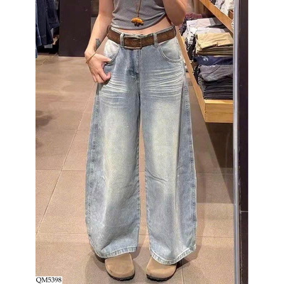 QM5398 QUẦN JEAN ỐNG RỘNG CHO NỮ