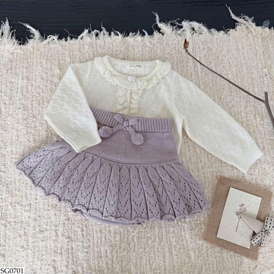 SG0701 SET VÁY LEN SZ NHÍ