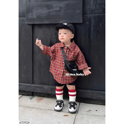 AT0528 ÁO SƠ MI KẺ CARO BT