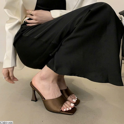 GM0166 GUỐC CAO GÓT MŨI VUÔNG