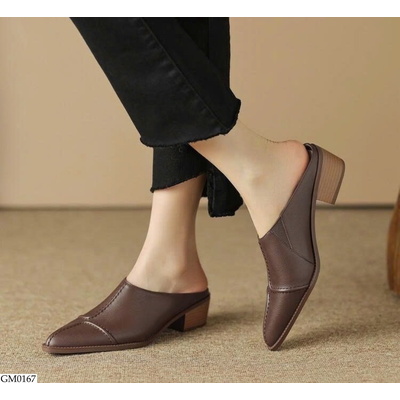 GM0167 GIÀY MULE GÓT VUÔNG GIÁ MỚI 17/12