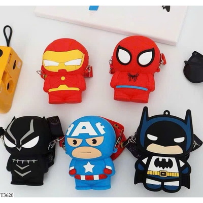 T3620 TÚI SILICON SIÊU NHÂN CHO BÉ